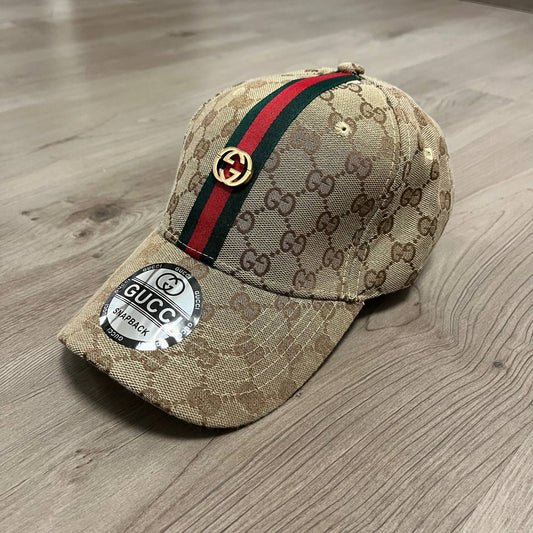 Gorra gucc marrón