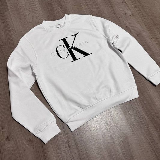 Sudadera CK blanca