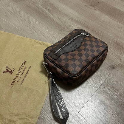 Bolso LV marrón cuadros