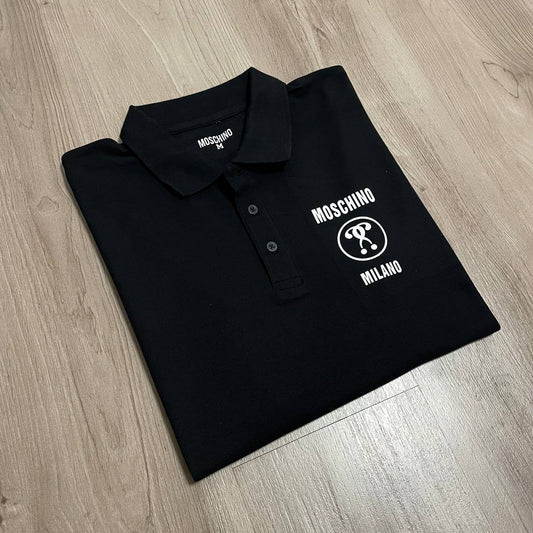 Camiseta polo Moschin negro