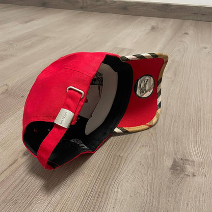 Gorra Burberr roja